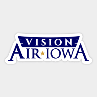 Vision Air Iowa (color logo) Sticker